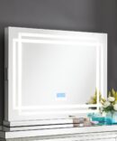 GLAMOUR VANITY SET (DRESSER + MIRROR BLUETOOTH SPEAKER WITH LIGHTS)