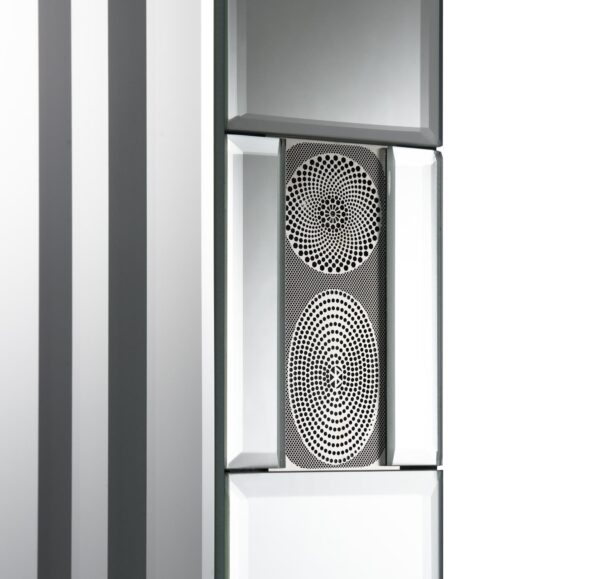 GLAMOUR VANITY SET (DRESSER + MIRROR BLUETOOTH SPEAKER WITH LIGHTS)