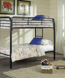 Twin metal bunk bed