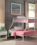 Twin/Full metal bunk bed