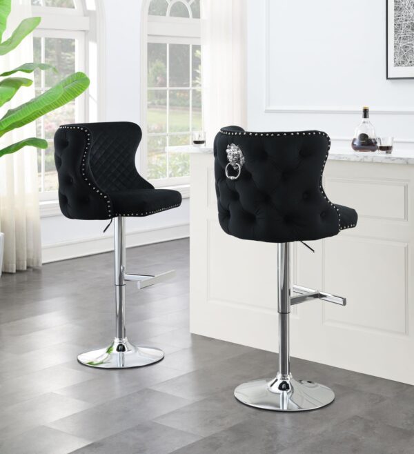 VELVET BAR STOOL (PRICE PER STOOL)