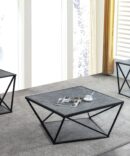 Black Cocktail Table and 2 End Tables