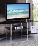 BLACK TV STAND
