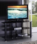 BLACK TV STAND