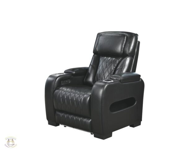 BLACK RECLILNER SOFA