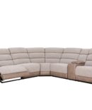 TAN 3 PC SECTIONAL SOFA